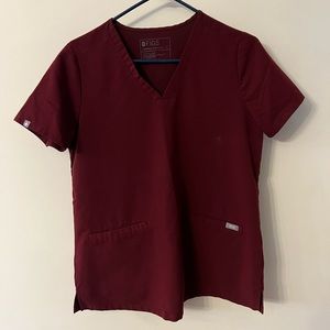 Maroon FIGS! Size S - 3 pocket top, Size S/T Yola Skinny Scrub Pants